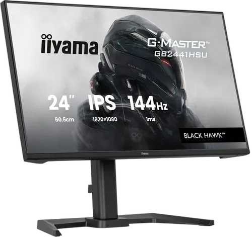 Iiyama G-Master GB2441HSU-B1 - 23,8" FHD 144Hz IPS 1ms Adaptive Sync FreeSync-Seconde Vie — vue 5