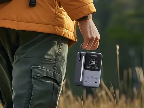 UGREEN PowerBank 5 ports - 48000mAh - 300W - Gris — vue 2