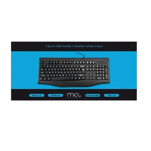 MCL Samar USB Azerty silencieux - Noir — vue 4