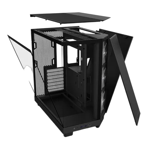 NZXT H6 Flow RGB Noir - MT/Sans alim/ATX — vue 10
