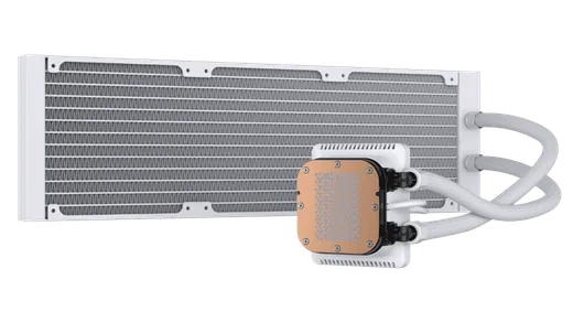 Corsair NAUTILUS II 360 RS LCD - 360mm - Blanc — vue 3