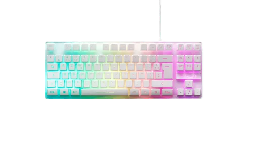 The G-LAB Keyz Caesium TKL - Membrane - Filaire - RGB - Blanc
