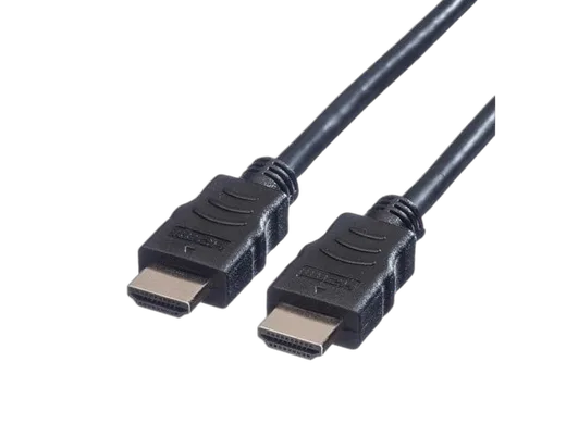 VALUE Câble HDMI HighSpeed + Ethernet mâle/mâle - 2m - Noir — vue 1