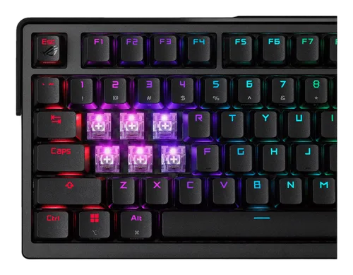 Asus ROG Azoth Extreme 75% - Mécanique - Sans-Fil - RGB - Noir — vue 9