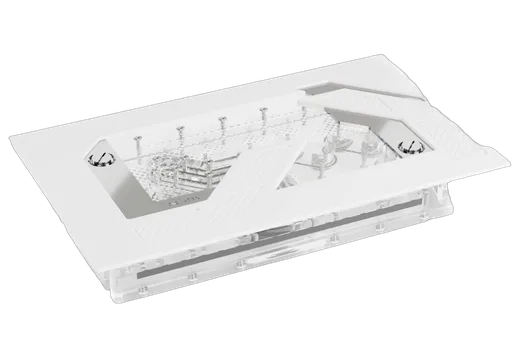 Alphacool Apex Distro Dark Base Pro 901 + Pompe - Blanc