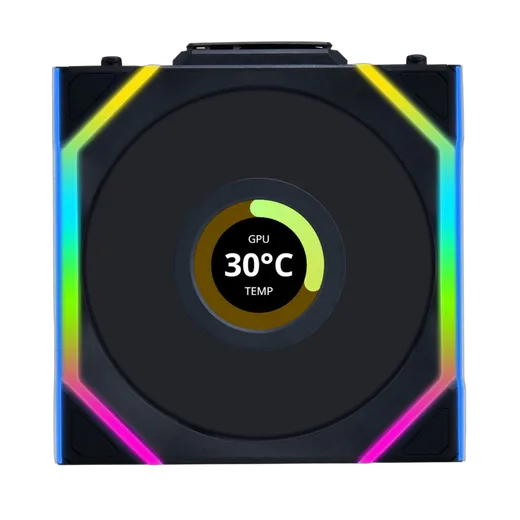Lian-Li UNI FAN SL LCD ARGB PWM - Sans Fil 120mm - Noir