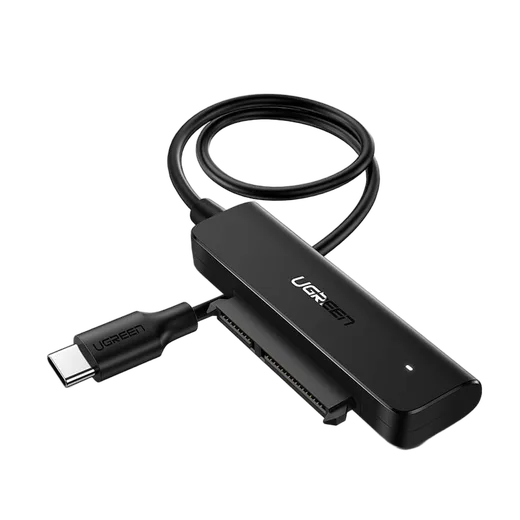 UGREEN Adaptateur pour disque dur USB-C 3.1 vers SATA - 2.5" - 6To - HDD/SSD - 0.5m - Noir
