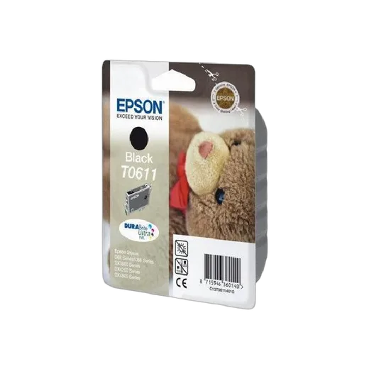 Epson Cartouche d'encre T0611 Noire D88/D68 — vue 1