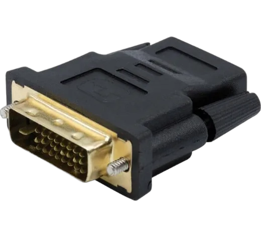 Adaptateur HDMI vers DVI 24+1 femelle/mâle - Noir — vue 1