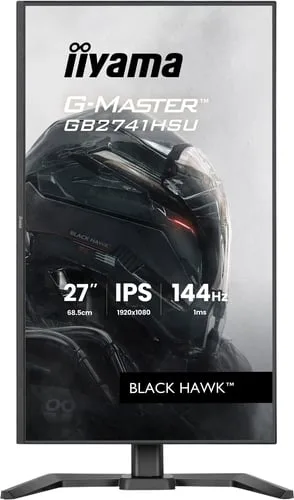Iiyama G-Master GB2741HSU-B1 - 27" FHD 144Hz IPS 1ms Pivot Adaptive Sync FreeSync — vue 2