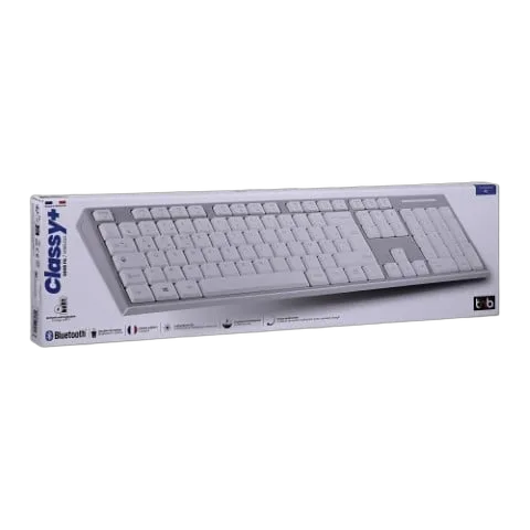 T'nB Clavier rechargeable KBWBTGR - Sans fil - Gris/Blanc — vue 3