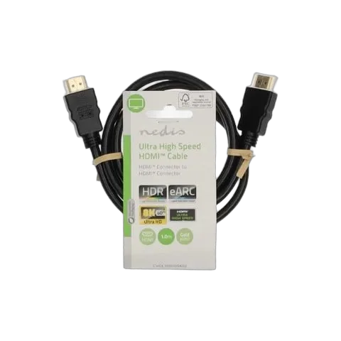 Nedis Câble HDMI HighSpeed mâle/mâle - 1m - Noir