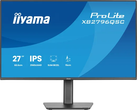 Iiyama Prolite XB2796QSC-B1 - 27" QHD 75Hz USB-C PD 65W