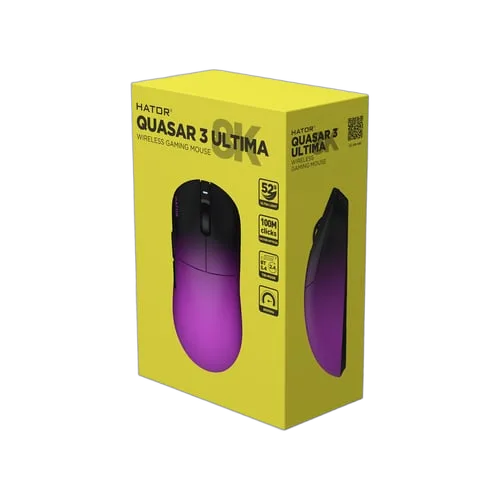 Hator Quasar 3 Ultima - Sans-Fil - RGB - Noir / Violet — vue 4