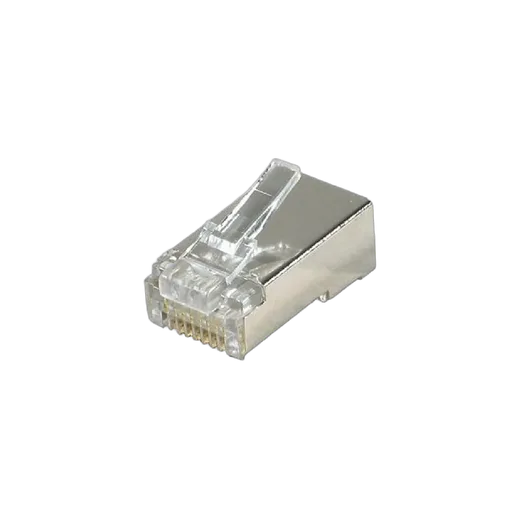 Connecteurs RJ45 Blindés Cat.6 + insert (par 10)