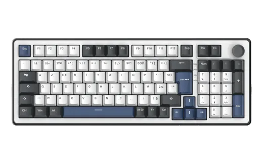 The G-LAB Keyz Elite 400 HE BW - Magnétique - Filaire - RGB - Bleu/Blanc