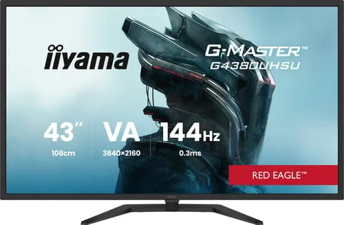 Iiyama G4380UHSU-B2 - 42.5" 4K 144Hz 0.3ms Adaptive Sync