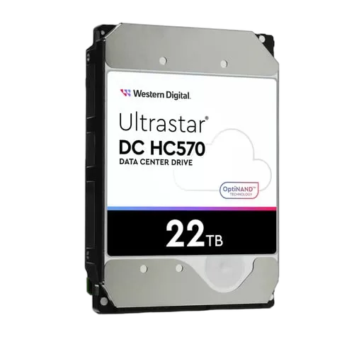 WD 22To Ultrastar DC HC570 - 0F48155 — vue 3