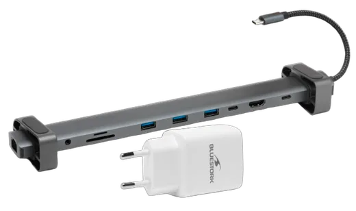 HUB USB-C 10 ports + Chargeur USB-C GaN 20W