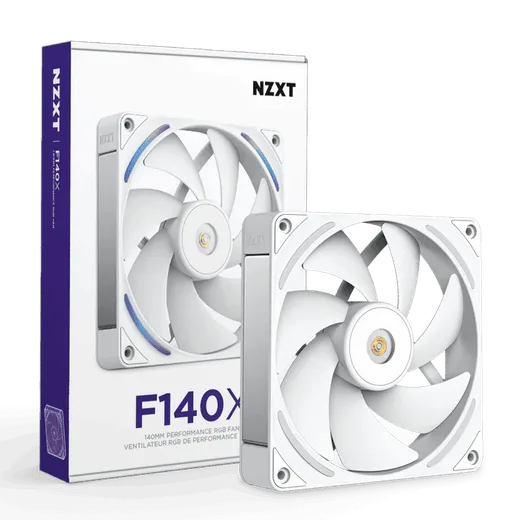 NZXT F140X RGB - 140mm - Blanc — vue 6