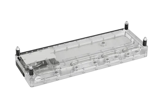 Alphacool Core Distro Plate 360 gauche V.2 avec pompeD5 Apex — vue 3