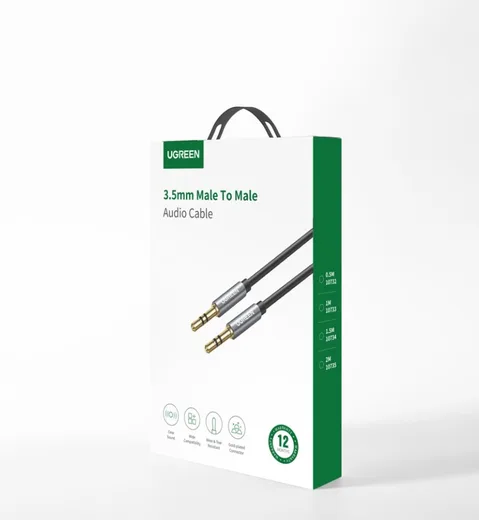 UGREEN Câble audio Jack 3.5mm mâle/mâle - 2m — vue 2