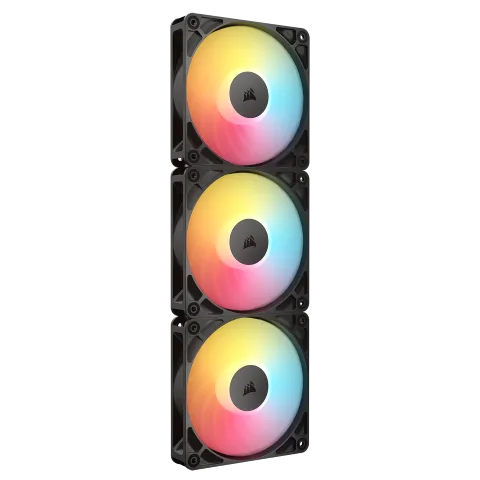 Corsair RS120-R ARGB (Pack 3x120mm) - Noir — vue 2