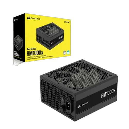 Corsair ATX 1000W -RM1000x 80+ GOLD F Mod. - CP-9020271-EU — vue 3