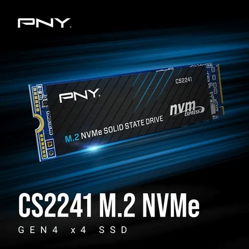 PNY 500 Go NVMe Gen4 M.2 - CS2241 — vue 2