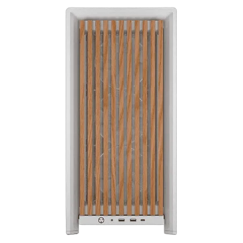Corsair FRAME 4000D WOOD RS Blanc - MT/Sans Alim/E-ATX — vue 3