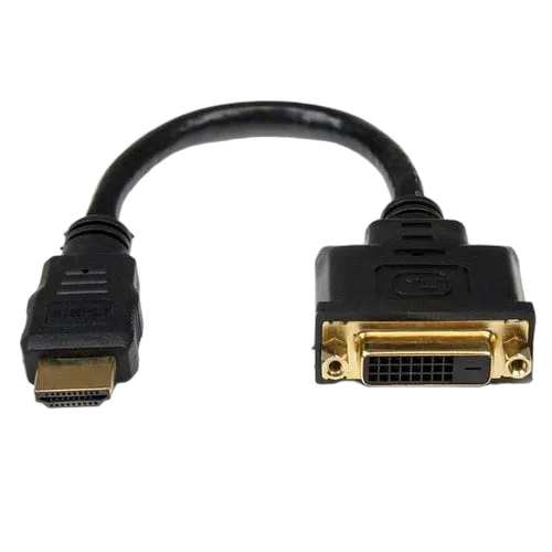 Adaptateur HDMI1.4/DVI-D mâle/femelle - 20cm-Noir