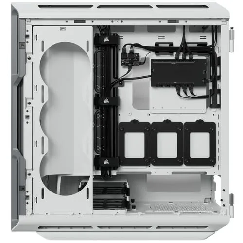Corsair iCUE 5000T Midi-Tower, RGB, Tempered Glass - weiÃŸ — vue 5