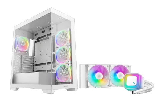 Deepcool CG580 4F Blanc + LE240 V2 - Blanc - 240mm