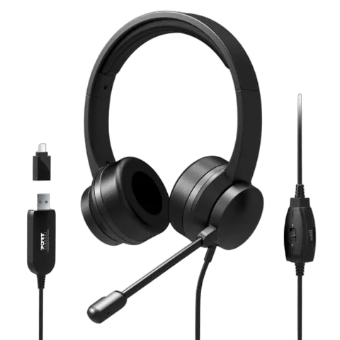 Port Comfort Office - Filaire - Noir — vue 2