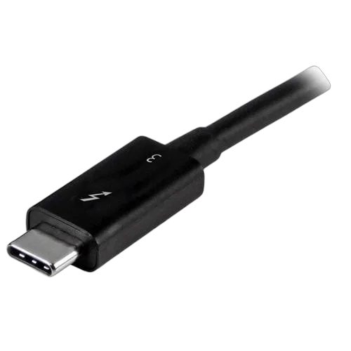 StarTech Câble Thunderbolt 3 USB-C mâle/mâle - 0.5m - Noir — vue 2