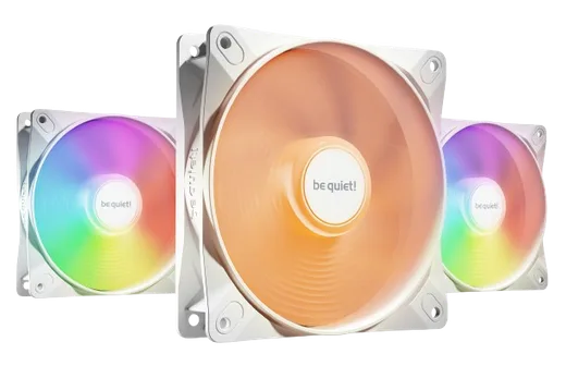 be quiet! LIGHT WINGS LX - 120mm PWM White Triple-Pack — vue 1