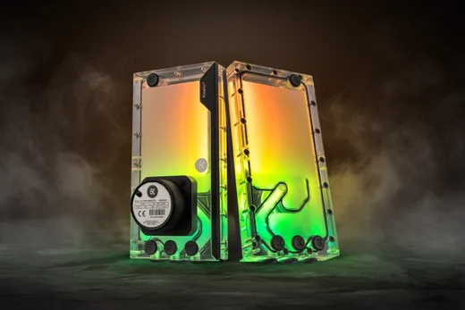 EK Water Blocks EK-Quantum Kinetic³ FLT 240 D5 PWM D-RGB - Plexi — vue 2