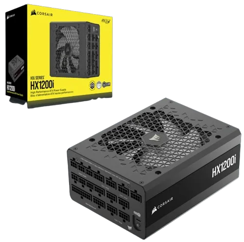 Corsair ATX 1200W - 80+ Platinum - HX1200i C14 Version Noir