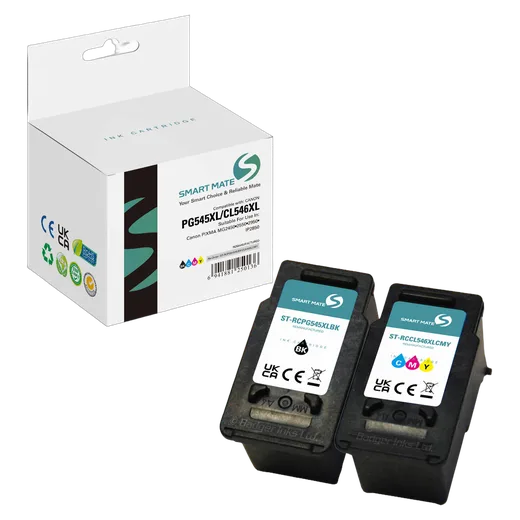 Compatible Canon Pack Noir et Couleurs PG-545XL/CL-546XL