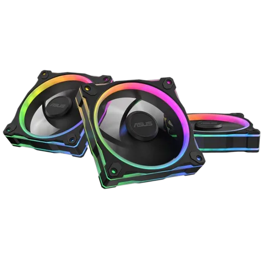 Asus PRIME MR120 FAN ARGB Noir - Pack de 3 — vue 1