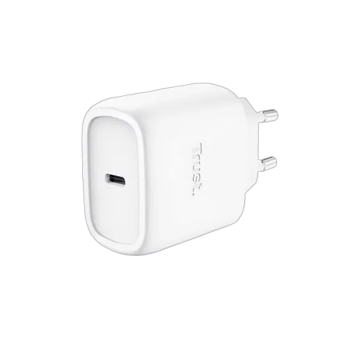Trust Maxo chargeur 45W USB-C + Câble USB-C - 2m - Blanc