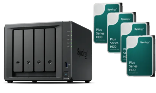 Synology DS423+ - 4 Baies avec 4 Disques de 8To