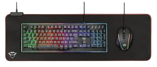 Trust Glide Flex - Noir/RGB/XXL — vue 2