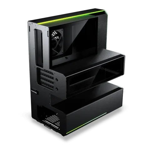 Phanteks EX5 Noir - MT/Sans Alim/ATX — vue 3