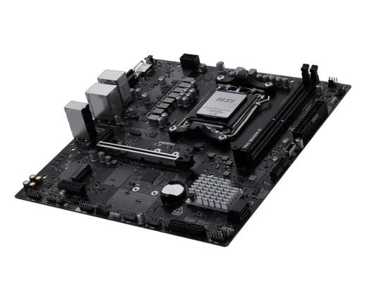 MSI PRO B840M-B - B840/AM5/DDR5/mATX — vue 3
