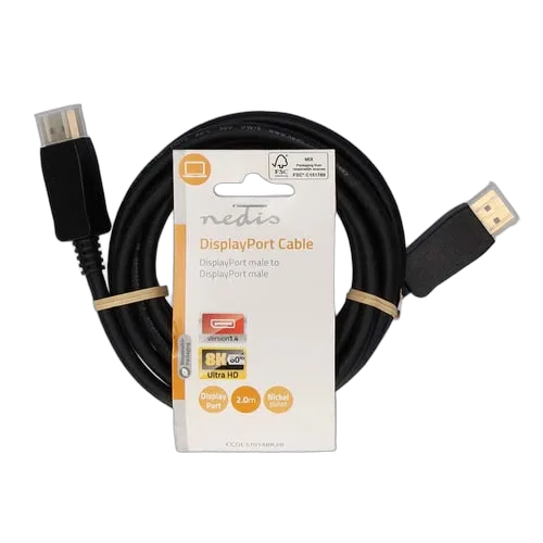 Nedis Câble DisplayPort 1.4 mâle/mâle - 2m — vue 3