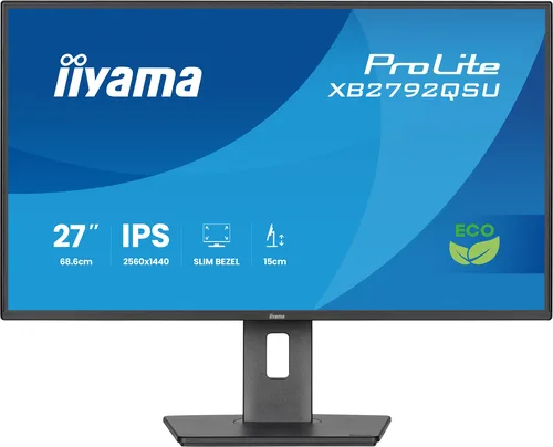 Iiyama Prolite XB2792QSU-B1 - 27" QHD 120Hz IPS 3ms Pivot Adaptive Sync FreeSync