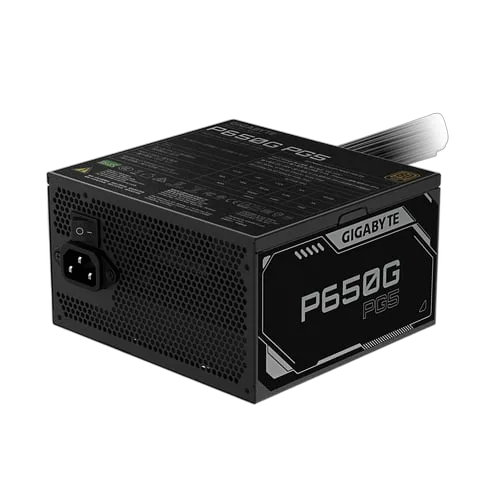 Gigabyte ATX 3.1 650W - 80+ GOLD FM - P650G PCIE 5.1 — vue 3