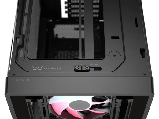 Corsair FRAME 4000D LCD RS ARGB Noir - MT/Sans Alim/E-ATX — vue 10