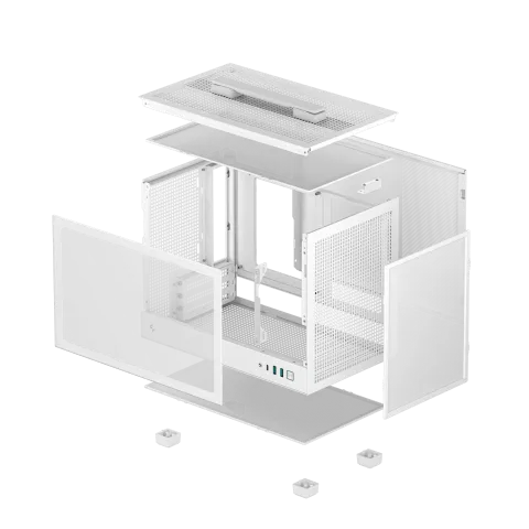 Deepcool CH160 Blanc - mT/Sans Alim/Mini-ITX + AK620 DIGITAL Blanc — vue 10